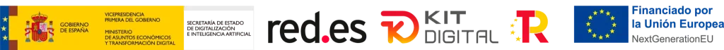 Gobierno de España, red.es, Kit Digital, España Digital, Financiado por la Unión Europea NextGenerationEU
