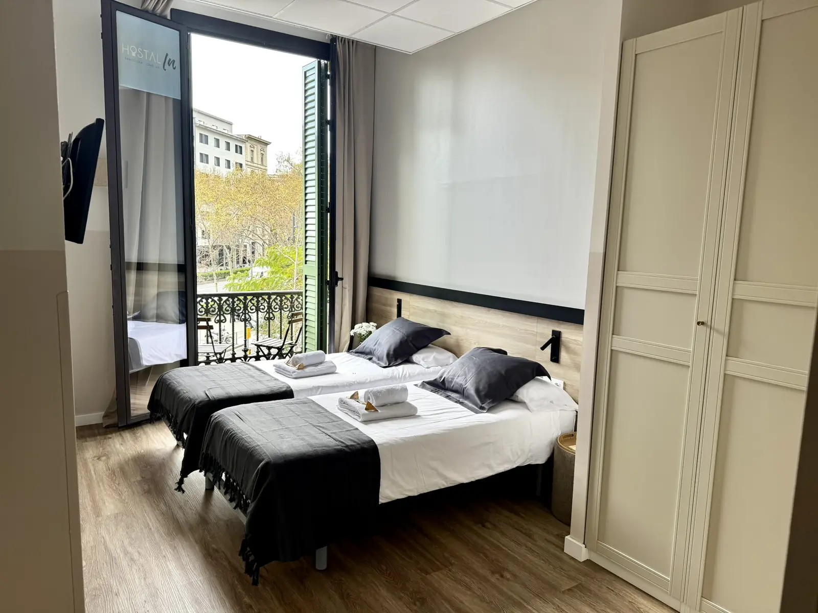 Doppia TWIN con balcone